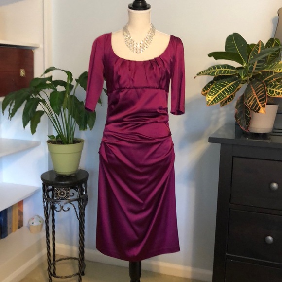 Suzi Chin for Maggy Boutique Dresses & Skirts - Suzi Chin/Maggy Boutique Fuschia Dress